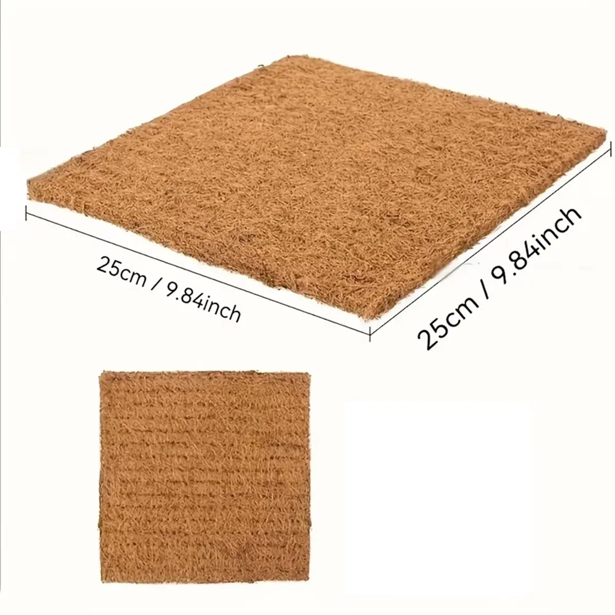 Chicken Coop Coconut Fiber Mat, Poultry Laying Mat, Environmentally Friendly, Glue-Free, Washable Chicken Coop Straw Mat