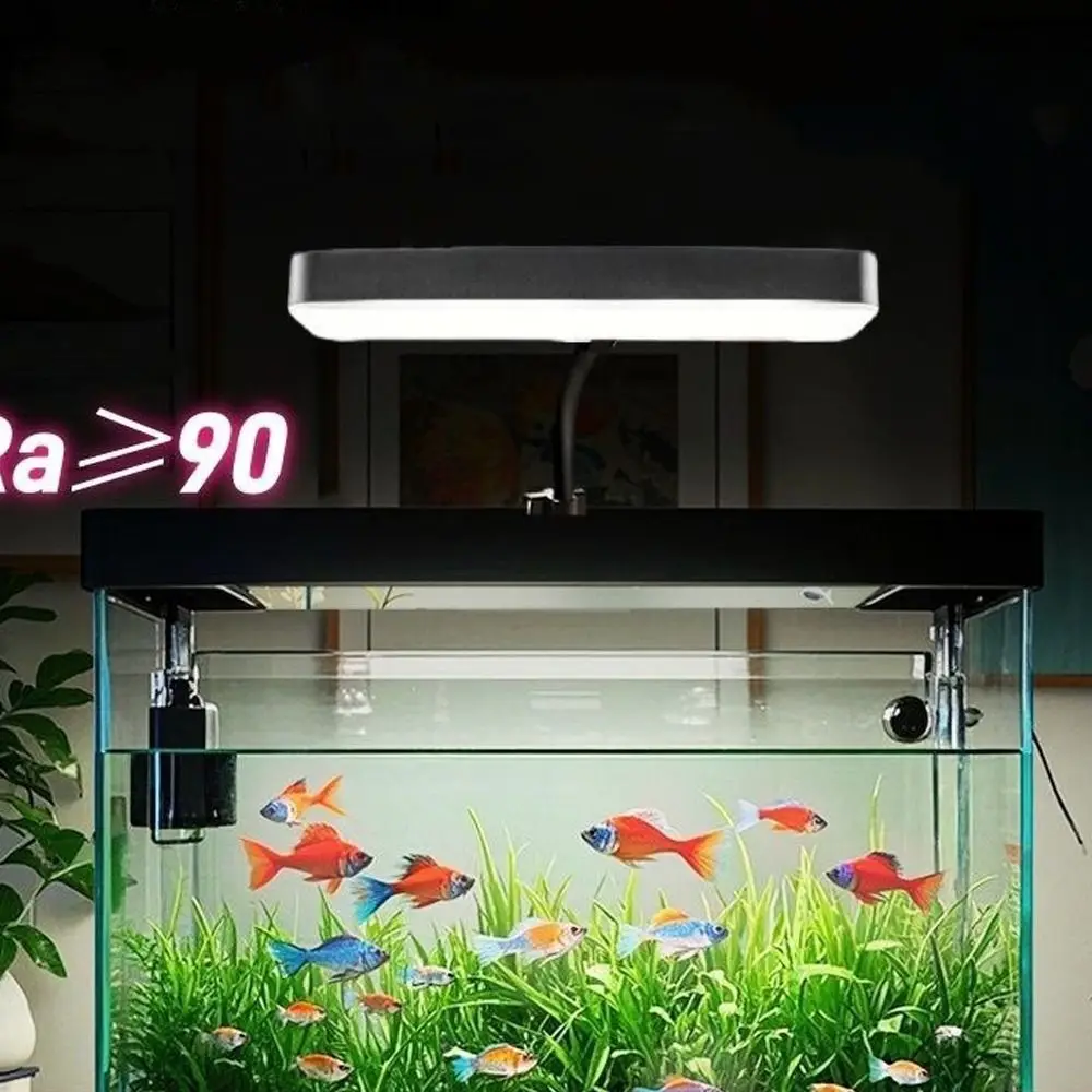 

Dimmable Aquarium LED Light Super Slim High Brightness Fish Tank Light 360° Rotatable Clip-on Aquatic Plant Lamp