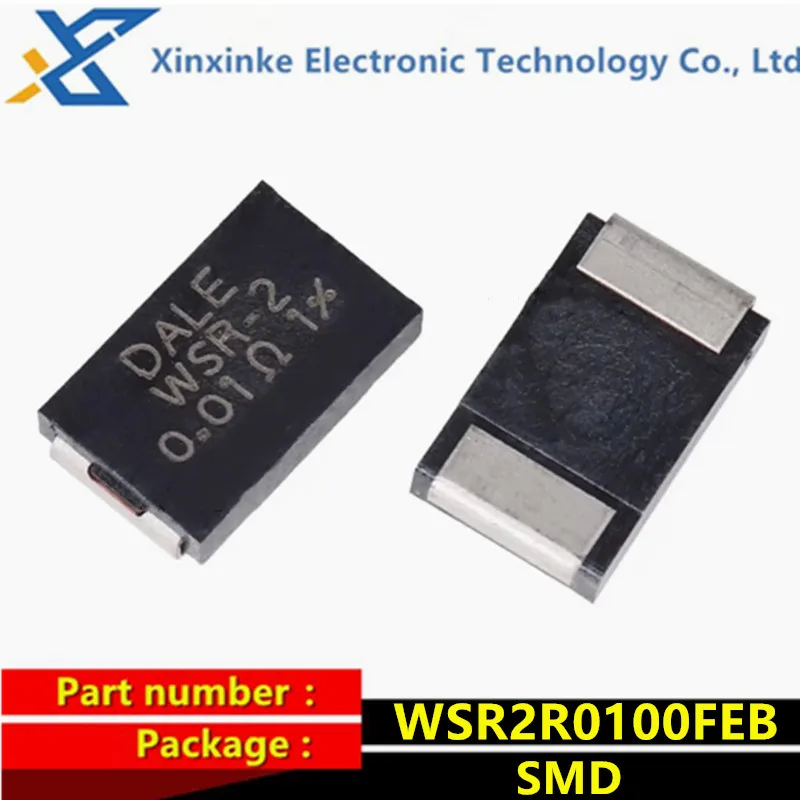 SMD 2watts 0.01ohms New Original Genuine DALE WSR-2 0.01Ω 2W 1% 75ppm WSR2R0100FEB 4527 0.01R Current Sensing Resistor