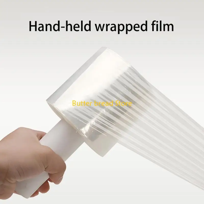 W89C Multipurpose Grip Strengthened Stretch Wrap For Fragile Items Package Securing Warehouse Organization