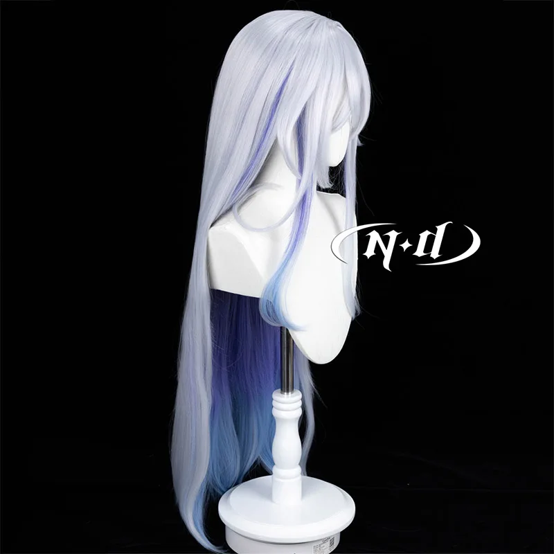 شعر مستعار Genshin impect Kanekalon تأثيري ، ND ، مقاوم للحرارة ، صناعي لحفلة موضوع هزلية ، جودة عالية