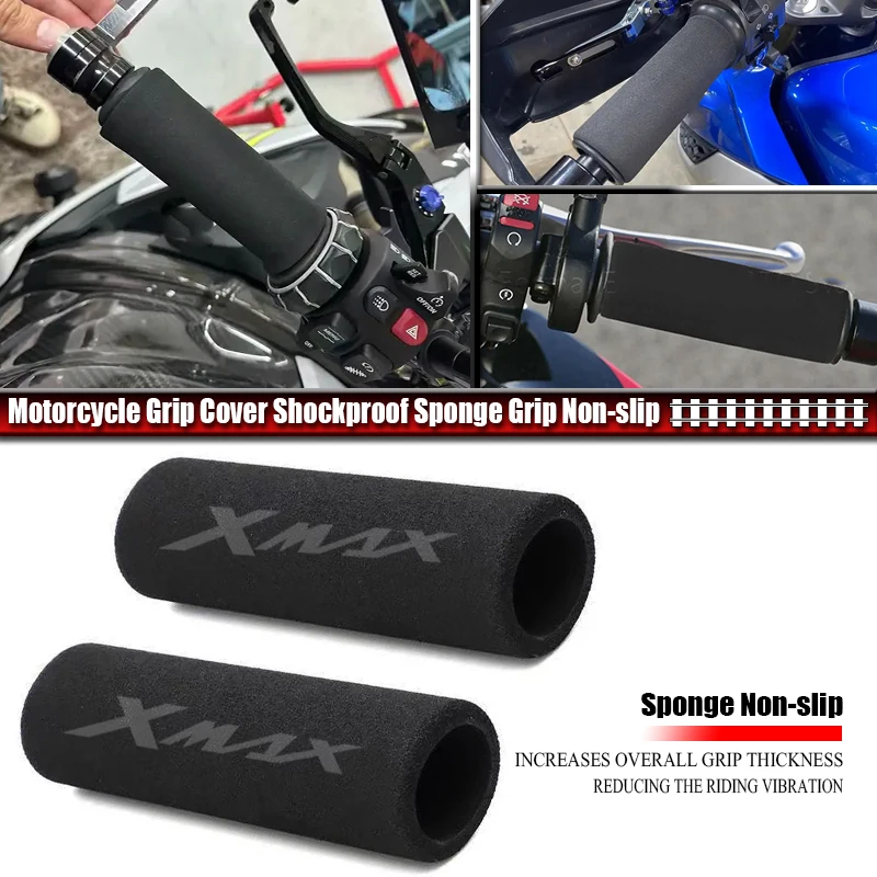 Fit For XMAX X-Max 300 400 250 125 Xmax125 Xmx250 Xmax300 Xmax400 Motorcycle Handle Anti Slip Sponge Grip Handle