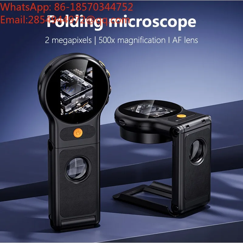 Portable Smart Digital Microscope 500X HD Magnification for Circuit Welding Repair Scientific Experiment 379 Models