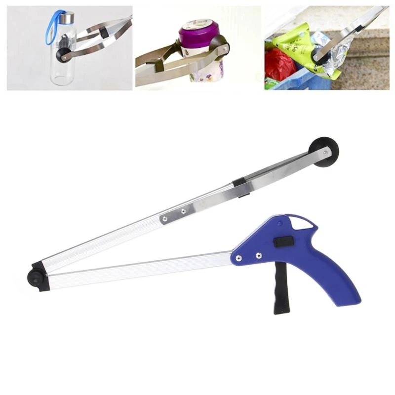 Alloy sanitation trash garbage trash folder objects pliers picking up trash clip high quality