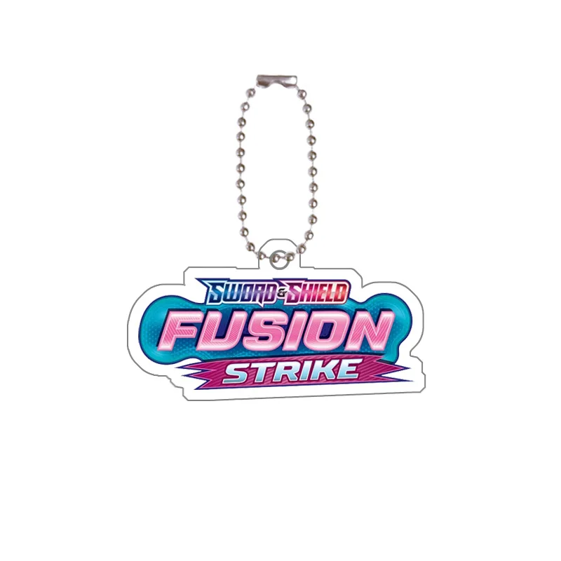 Pkm Tcg hanger acryl sleutelhanger voor Pkm 30Th Anniversary Monster Mega Evolutions Chaos Rising Logo Game Collection Card sleutelhanger