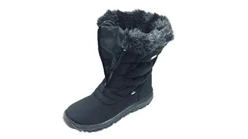 Boot/boot/MK/woman/waterproof/waterproof/zipper closure synthetic instep inner lining non-slip rubber sole