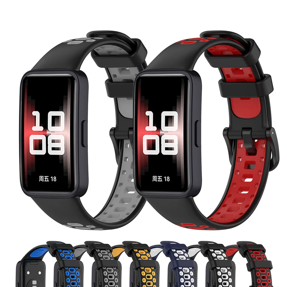 Correa de silicona para Huawei Band 9 8, accesorios de correa, repuesto de reloj inteligente, pulsera, pulsera Huawei Band 8