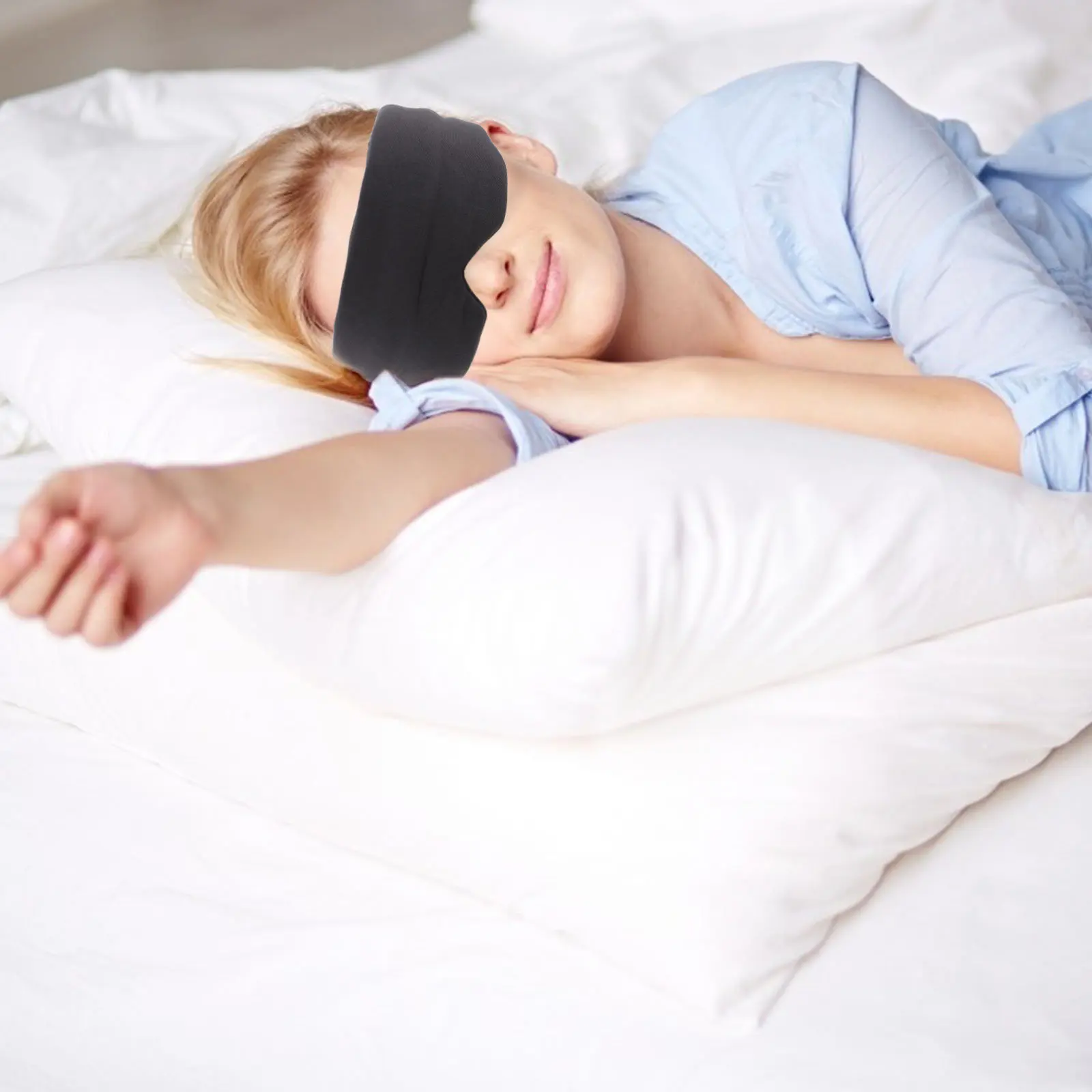 1Pcs Eye Mask Sleep Cover Modal Cotton Comfortable Durable Shading Blindfold Protective Eye Cover for Home Travel