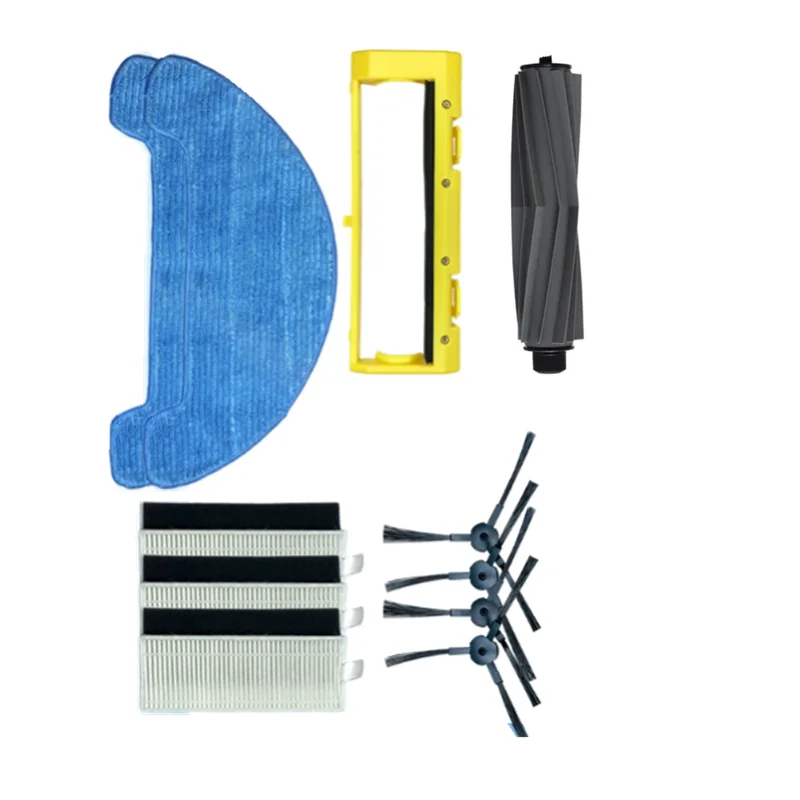 Replacement Part For IBoto Smart X610G Aqua Main Brush HEPA Filter Side Brush Mop Cloth Rag Robot Vacuum Cleaner Accessory Kit