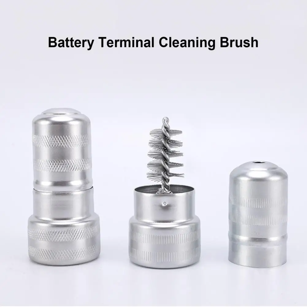 Battery Terminal Cleaner Battery Brush for Cars Battery Terminal Brush Easy-to-use Tool for Cars Boats Trucks Removes Corrosion