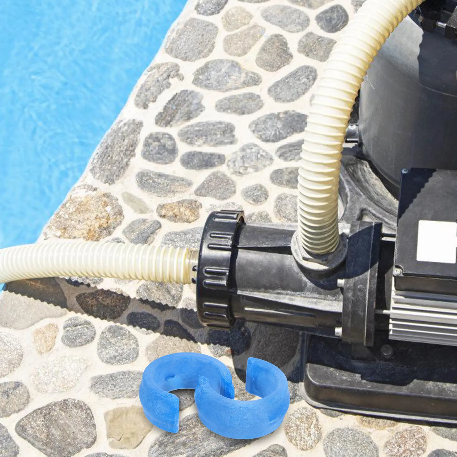 2Pcs Pool Cleaner Hose Weight Block Stylish Color Design Easy Installation Compatible with Home Public Pools Swimming Pool