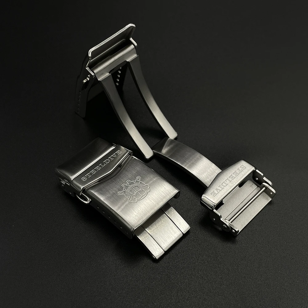 STEELDIVE Official Original 18MM/20MM/22MM Width Buckle Stainless Steel SD1928H SD1933 SD1953 SD1970 SD1975 SD1988 Solid Clasp