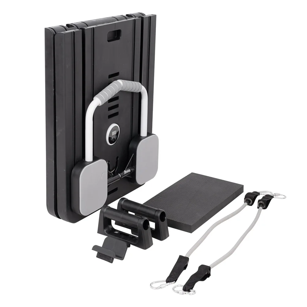 Foldable Portable Pilates Reformer Sliding Board Set Full Body Home Workout Fitness Equipment