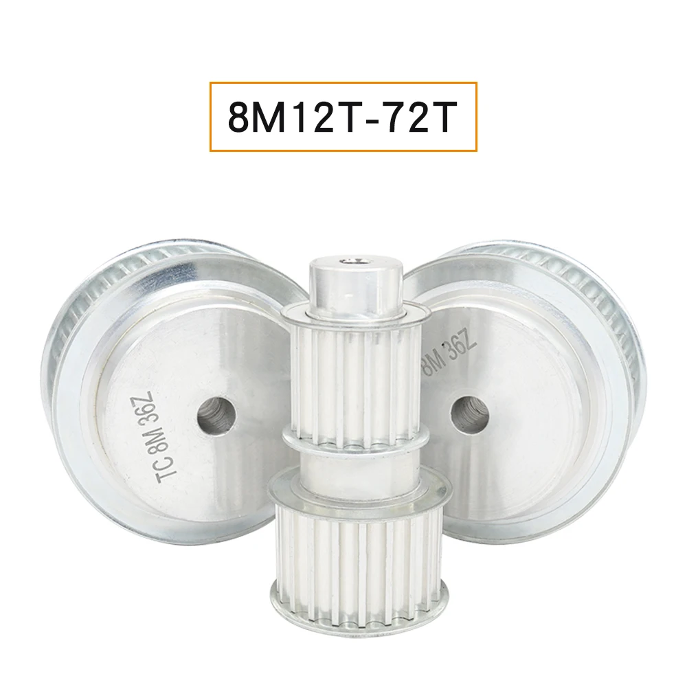 Imagem -06 - Roda 8m da Polia46t 47t 48t 50t 52t 54t Furou o Tamanho 14 mm os Dentes Passo mm a Polia Dentada Liga para o Sincronismo da Largura 25 30 mm 8m Cinto a