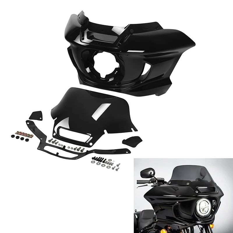 Motorcycle Front Headlight Fairing Windshield Fit For Harley FXLRST 1YXZ LOW RIDER ST 22-Up