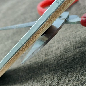 Schärfesschärfen von Spitzenmesser Leder Strop Stein, 4 mm dick, 25 mm, Aluminiumlegierung, in Weiß, 15g komponiert 8 Hauptverkäufe Strop Leder - №5