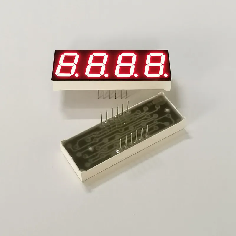 10Pcs 4Bit Red Light Digital Module 0.52Inch KYX-5421AS/BS-12 12Pin 50*17.5*7MM LED Digitron Anode Common Cathode Digital Tube ﻿