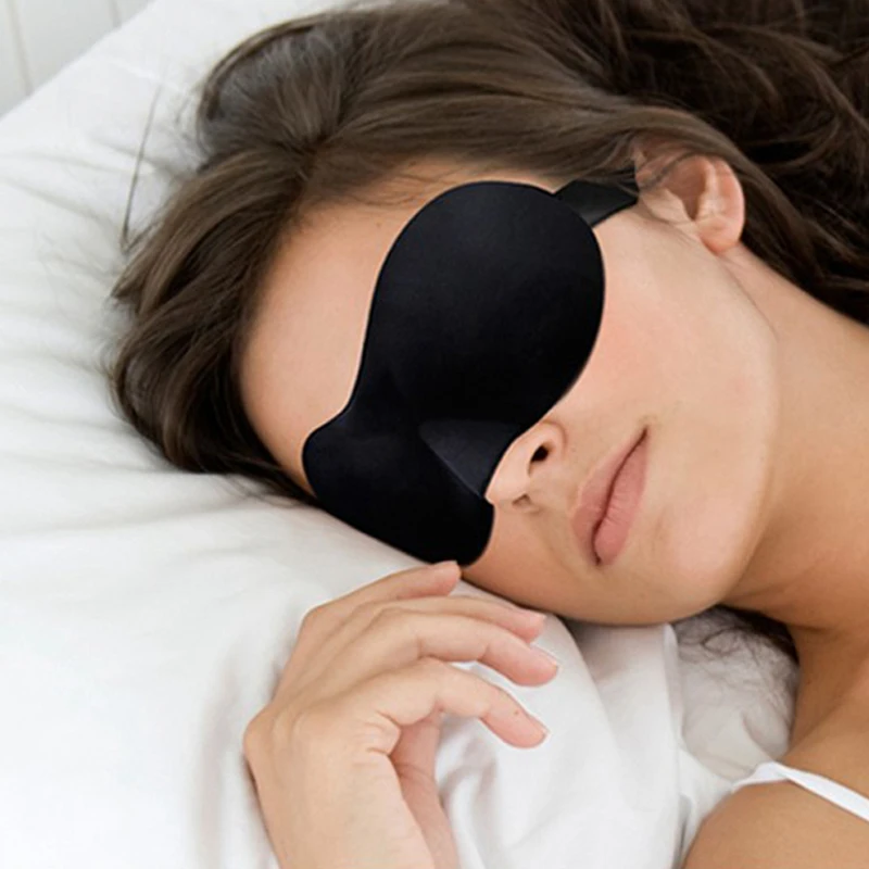 3D Sleep Mask Natural Sleeping Eye Mask Eyeshade Cover Shade Eye Patch Women Men Soft Portable Blindfold Travel Eyepatch 1 Piece