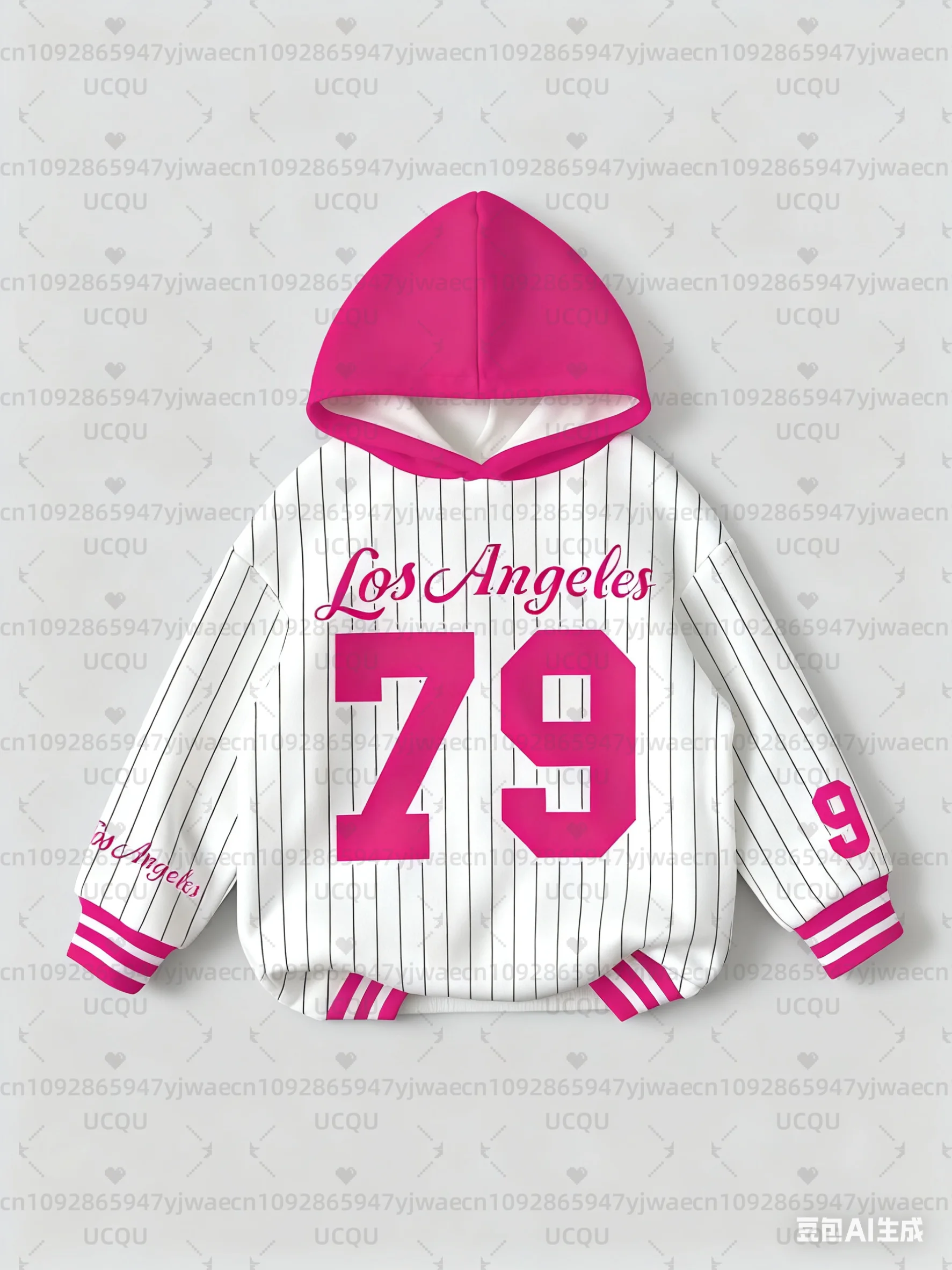 Sweat à capuche Los Angeles pour femmes, imprimé 3D, pull à manches longues, décontracté, Streetwear, dessin animé, sweat à capuche à rayures pour hommes