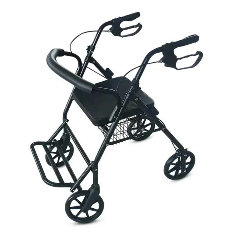 High Quality Elderly Walker Armrest Frame Crutches Walking Aid Stroller - Durable Supportive Mobility Device for Seniors