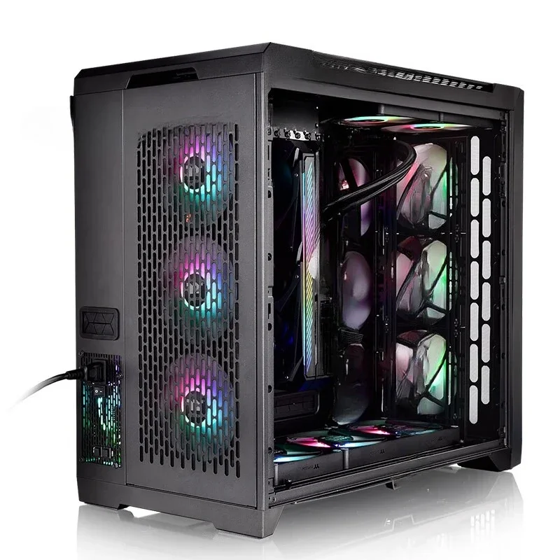 Chassis CTE C750 TG ARGB sub-warehouse design 360 wat er-cooled EATX main board desktop computer main frame