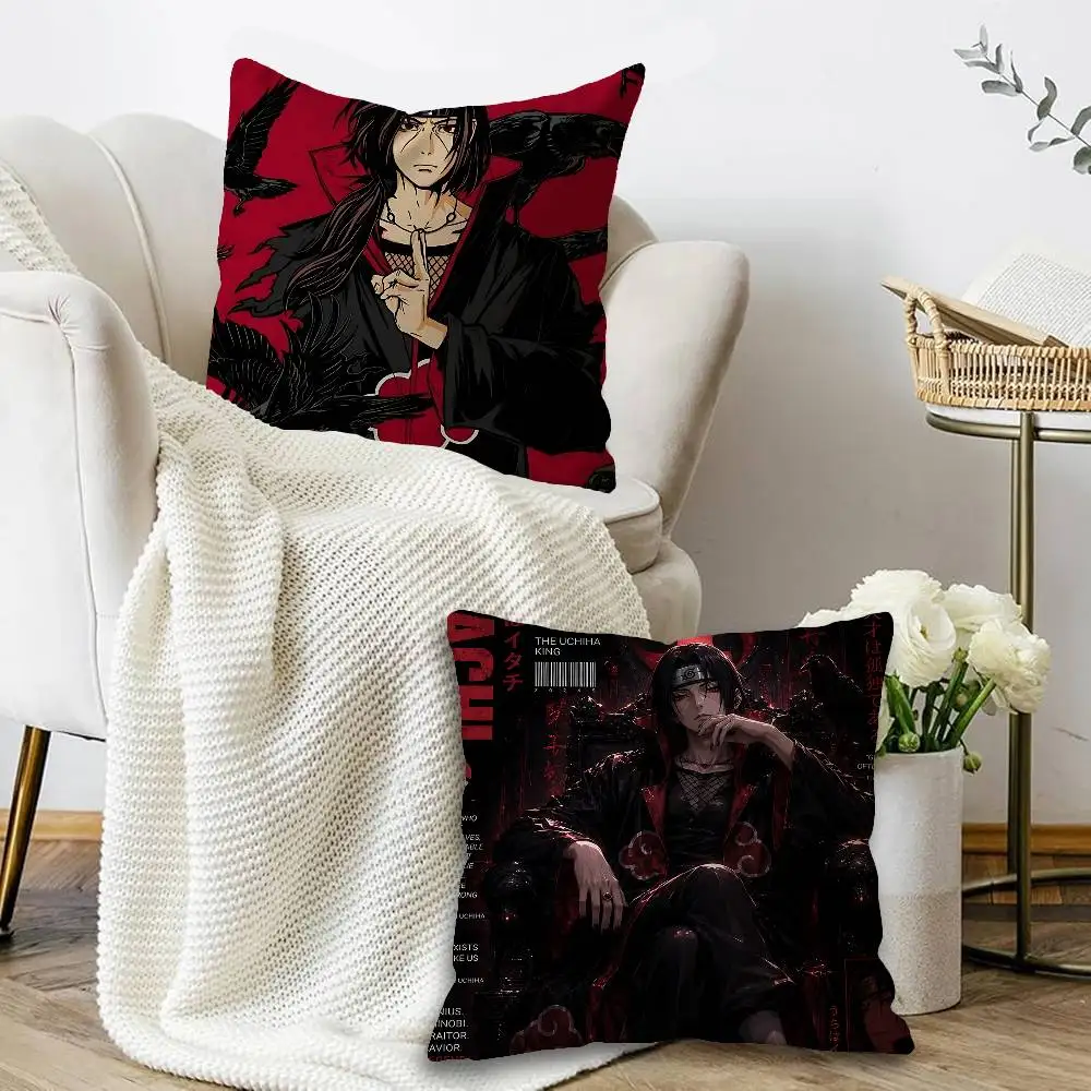Amine u-Uchiha Itachi Cushion Cover Inches Farmhouse Decor Home Throw Pillow Covers for Couch Decorations