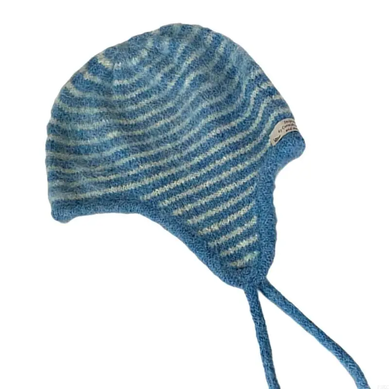 F3KC Dễ dàng chăm sóc Có thể giặt được Mũ đan sọc có nắp ca-pô Thiết kế nắp để làm sạch đơn giản và sử dụng thời gian dài