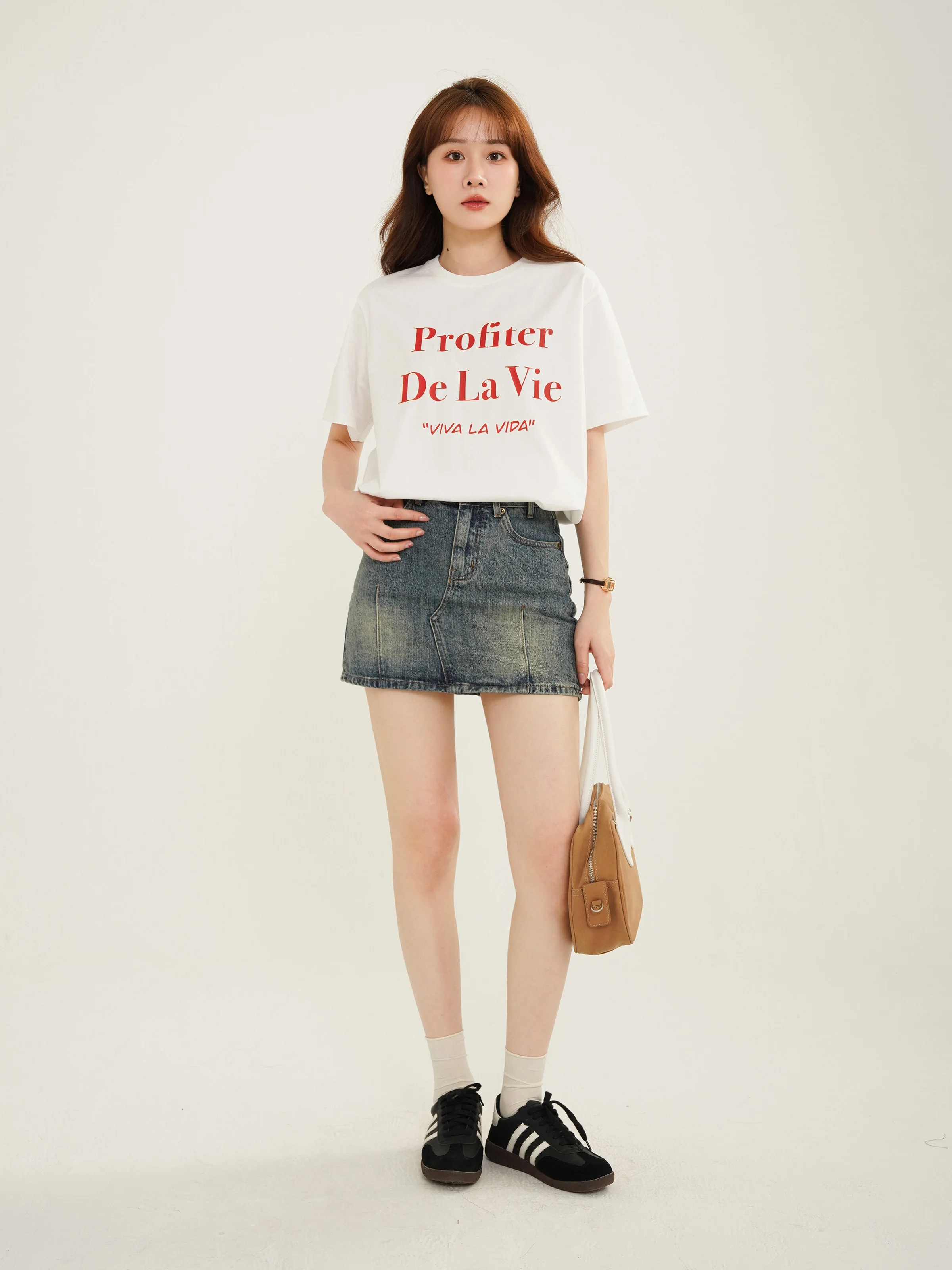Mini jupe en Denim délavé Vintage pour femmes, taille haute, ligne a, Slim, décontractée, élastique, moulante, jupe courte, couche intérieure de sécurité, été