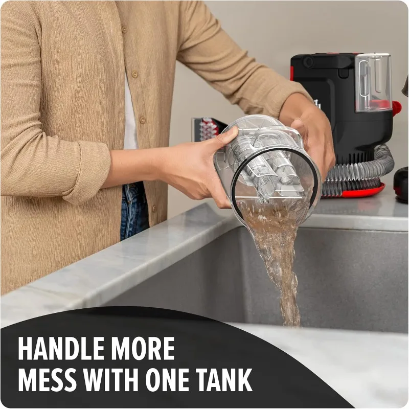 Dirt Devil Portable Spot Cleaner Machine for Carpet and Upholstery, Powerful Suction Spot Cleaning Machine with Versatile Tools