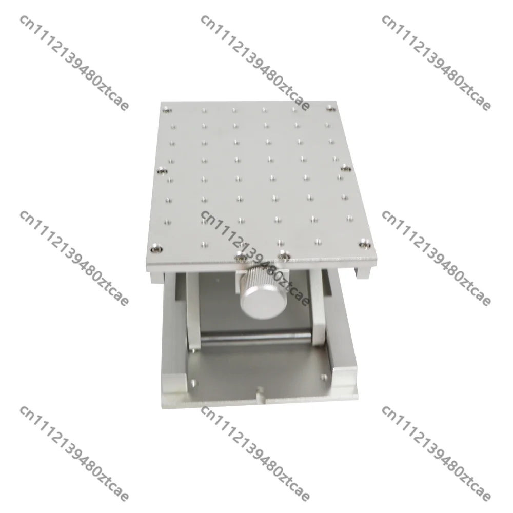 Laser Marking Workbench Lift Platform Z Axis Manual Adjustable Moving Table Stainless Steel for Fiber Laser Machine