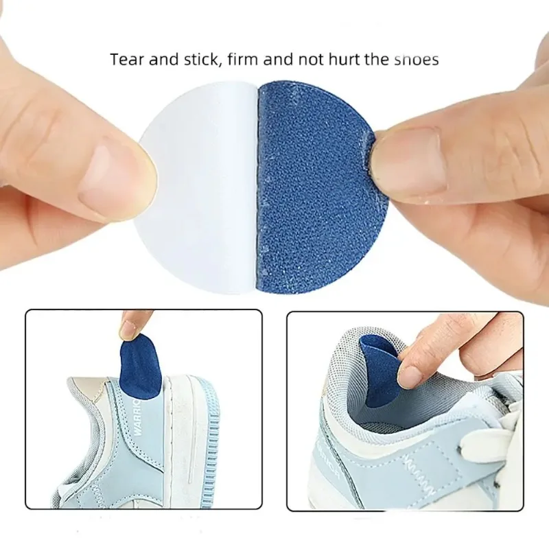 

6pcs Self-Adhesive Shoe Repair Patch Durable Heel Hole Pads Faux Leather Sneaker Repair Pads for Boots Sandals Shoe Sole Fix Kit