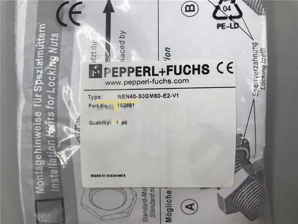 New Pepperl+Fuchs NEN40-30GM60-E2-V1 Inductive Sensor