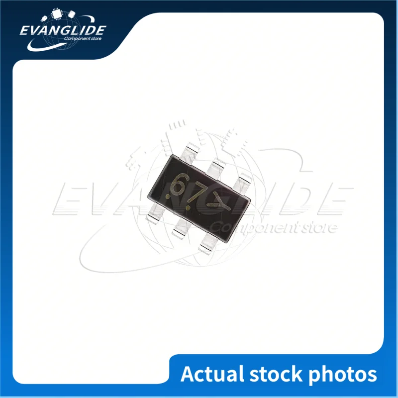50 PCS/LOT 100%Original & New FDG6317NZ SC706  MARK:67  Dual N+N channels  20V  700mAMOSFET In Stock Wholesale Discount