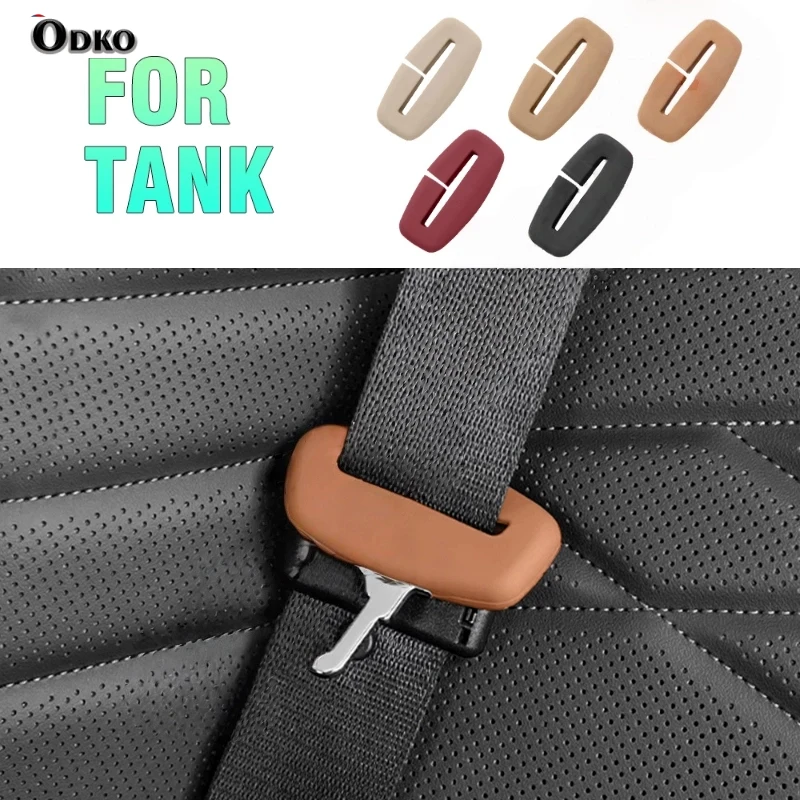 

Car Seat Belt Cover For Tank 300 400 500 700 2021 2022 2023 2024 Silicone Seat Belt Protective Cover Car Interior Accessories