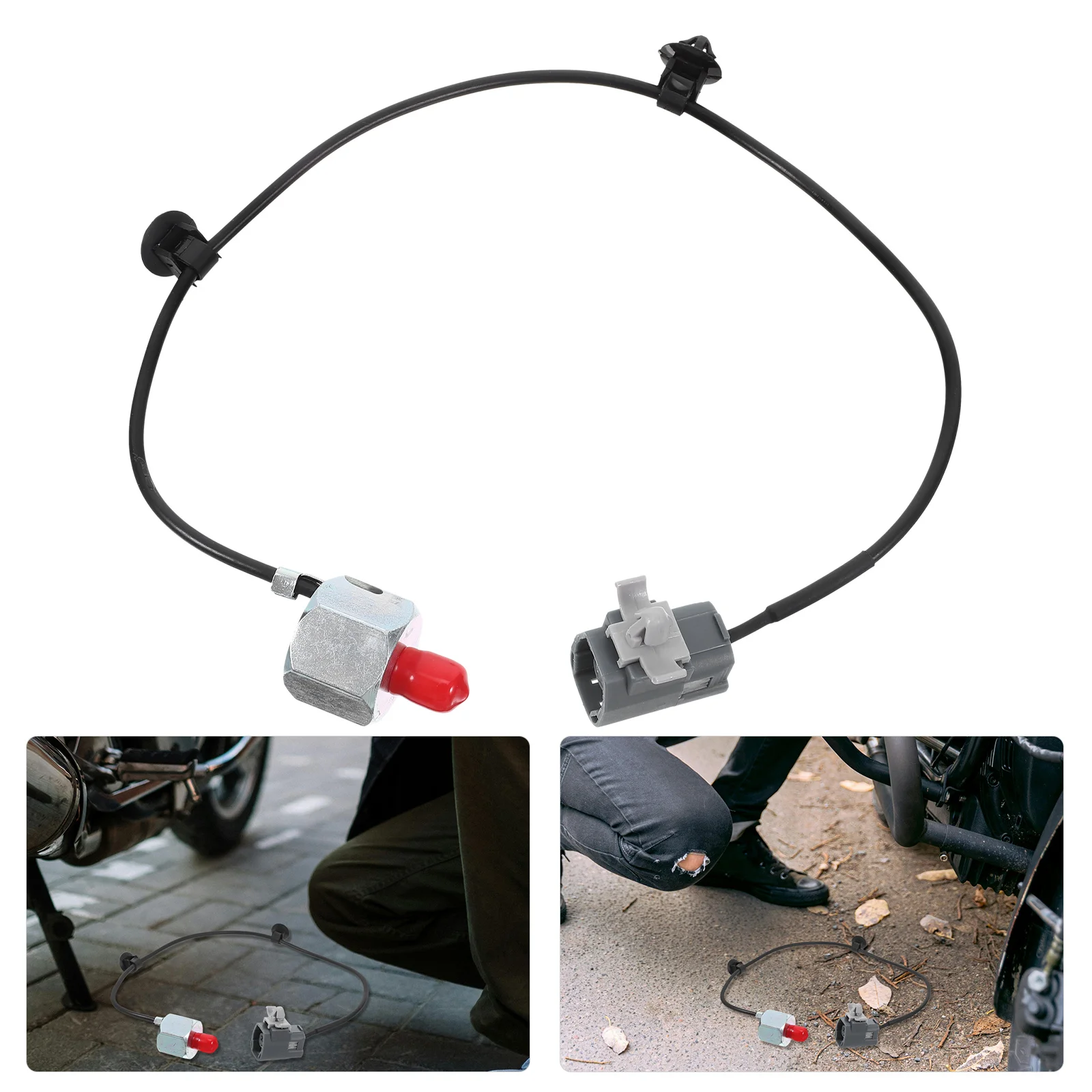 Sensor de detonación con arnés Sensor de detonación del motor para reemplazo automotriz monitoreo en tiempo Real rendimiento duradero