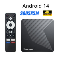 Android 14.0 X88 PRO X5M Smart TV Box Wifi6 Amlogic S905X5M 4K Voice Assistant Media Player Set Top Box 2GB 4GB 16GB 32GB 64GB