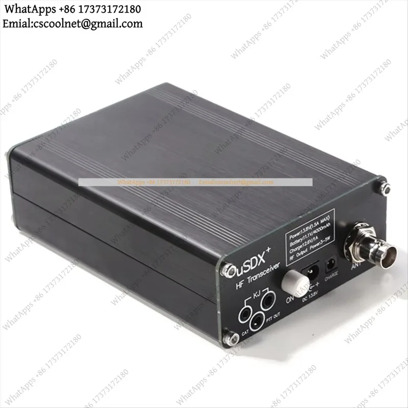 k06 USDR USDX+Plus V2 8-Band SDR Transceiver HF SSB QRP LCD With Display Speaker Microphone US Plug