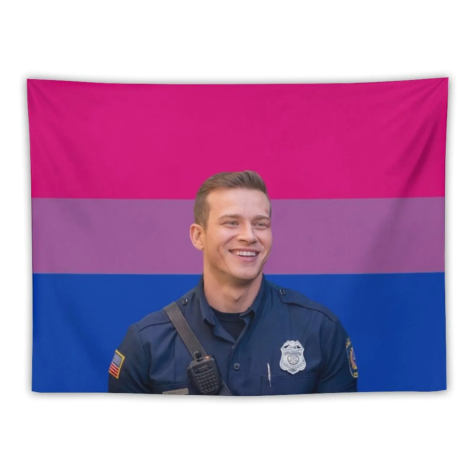 

evan buckley bi pride flag Tapestry Wallpaper Cute Room Decor For Bedroom Japanese Room Decor Tapestry