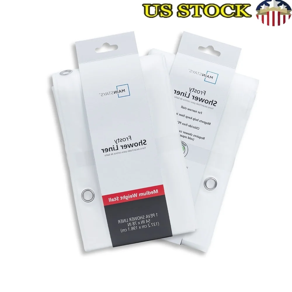 

Вкладыш для душа PEVA среднего веса 54x78, устойчивая к ржавчине металлическая втулка, простая установка, необходимые для ванной комнаты, чистые магниты