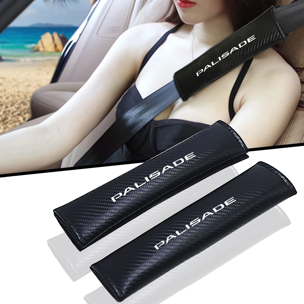 

2pcs Car seat belt car accessories for hyundai palisade