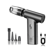 Superb Compressed Air Duster 11000RPM Portable Air Blower And Mini Cordless Vacuum Cleaner For Car Home Keyboard Computer