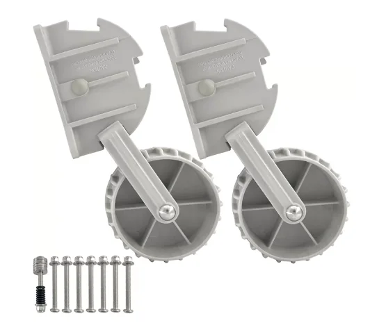Foldable Inflatable Boat Transom Launching Wheel Bracket, Retractable Tug Roller For Rubber Dinghy Small Watercraft