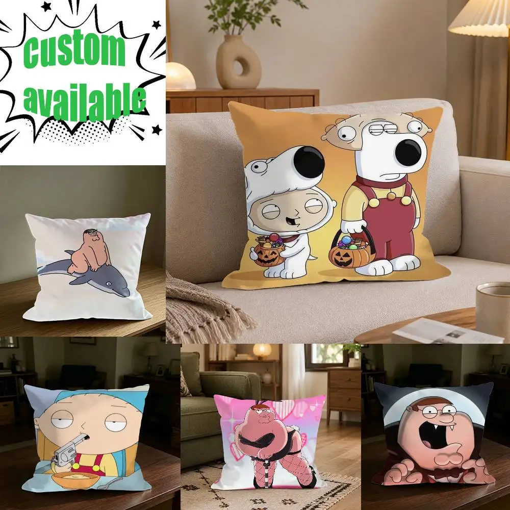 

Big Pete FG-Family GuyS Square Sofa Pillow Cover Solid Color Living Room Home Decor Cushion Case