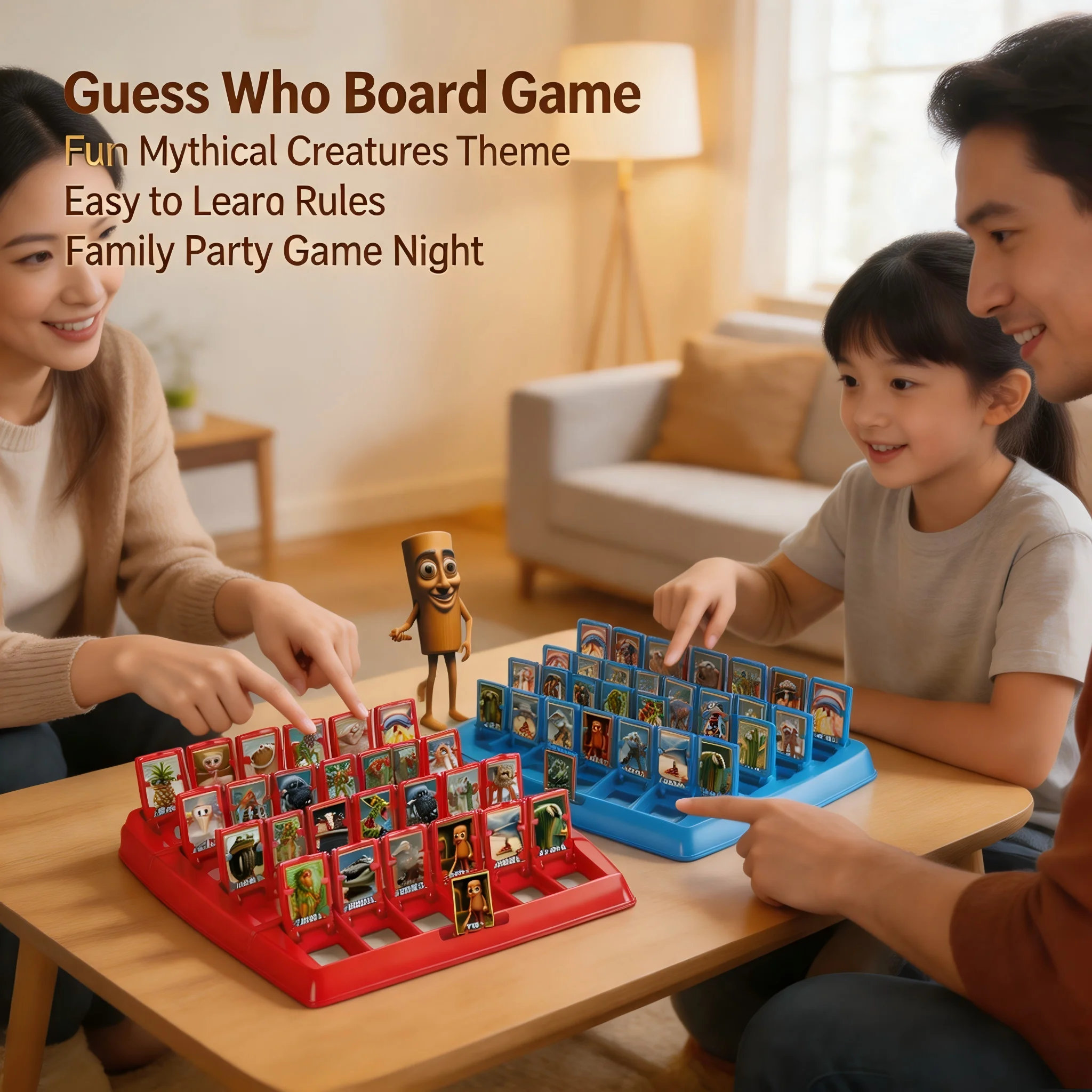 Board Game Who Is It - Guess Who I Am Guessing Board