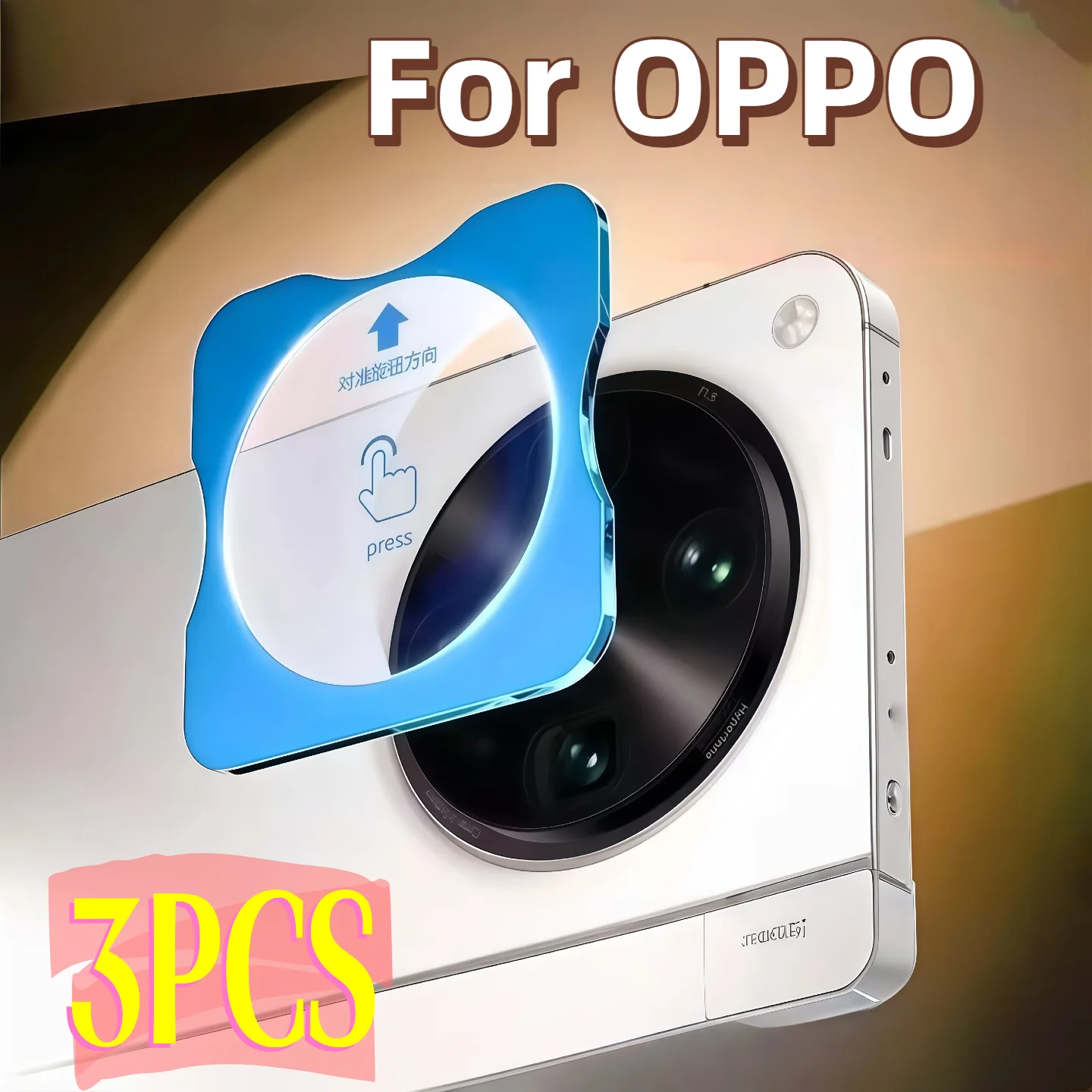 

3Pcs Tempered Glass Camera Protection Film For OPPO Find X7 X8S X8 Plus Ultra Pro Rear Lens Protector Durable Anti Fingerprint