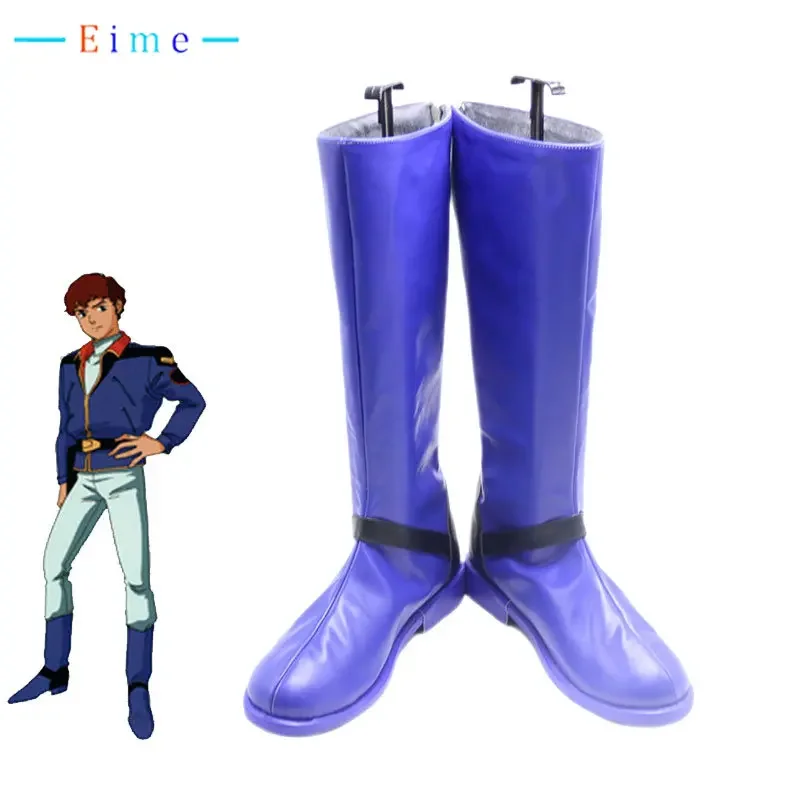 

Amuro Ray Cosplay Shoes PU Leather Shoes Halloween Boots Cosplay Props Custom Made