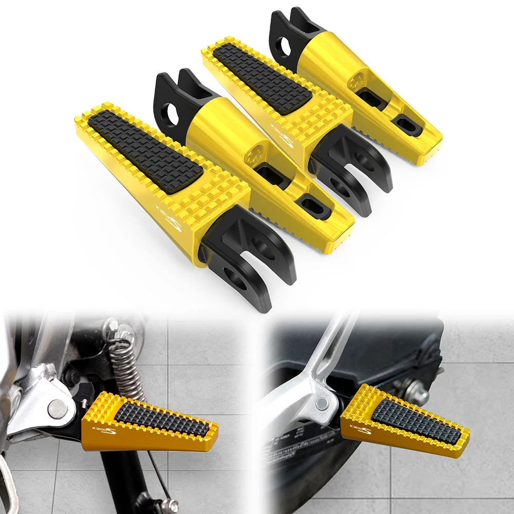 

For BMW K1200S 2003 2004 2005 2006 2007 2008 Motorcycle Front and Rear Foot Pegs Footrests Pedal Adjustable Foot Pegs Pedal