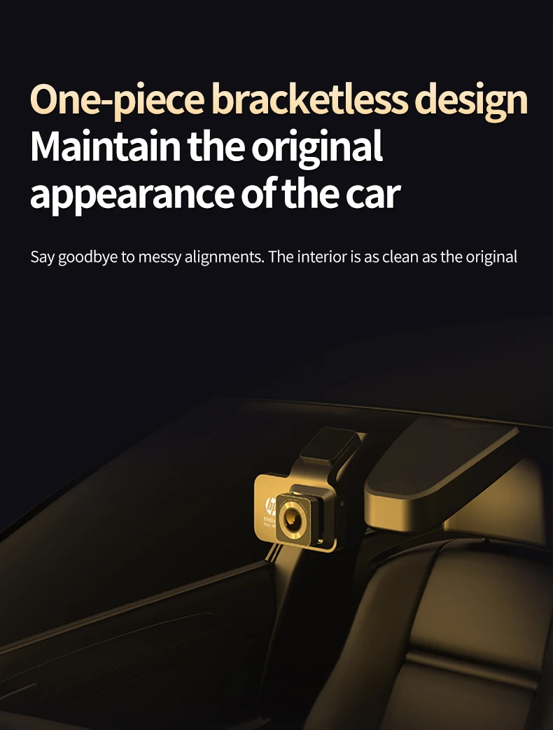 HP F969 Ultra HD 4K 2160 HD القرار للرؤية الليلية التطبيق الذكي شاشة ركن السيارة مسجل السيارة واي فاي حلقة التسجيل #6