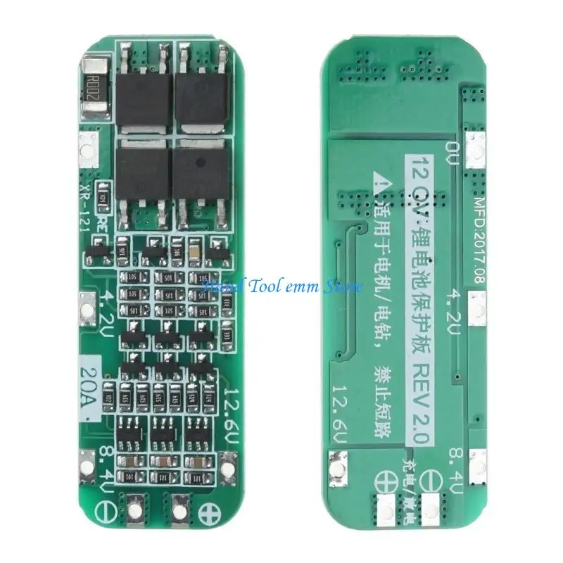 

H37F 3S 20A 12.6V Li-ion Lithium 18650 Battery PCM PCB Board Module
