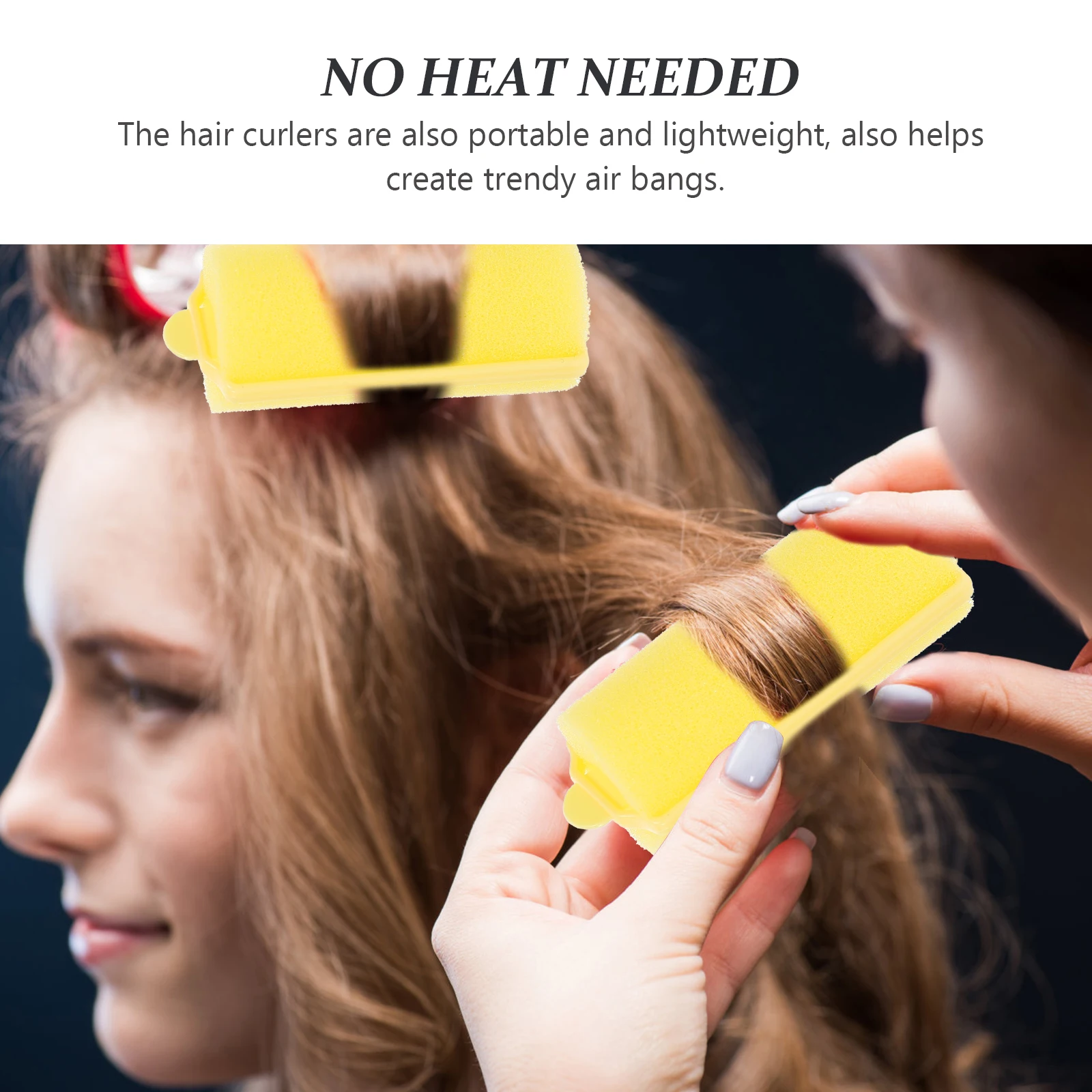 

20Pcs Curlers Sponge Rollers for Long Hair Create Wavy Curly Styles Without Heat Damage Sleeping Friendly Design